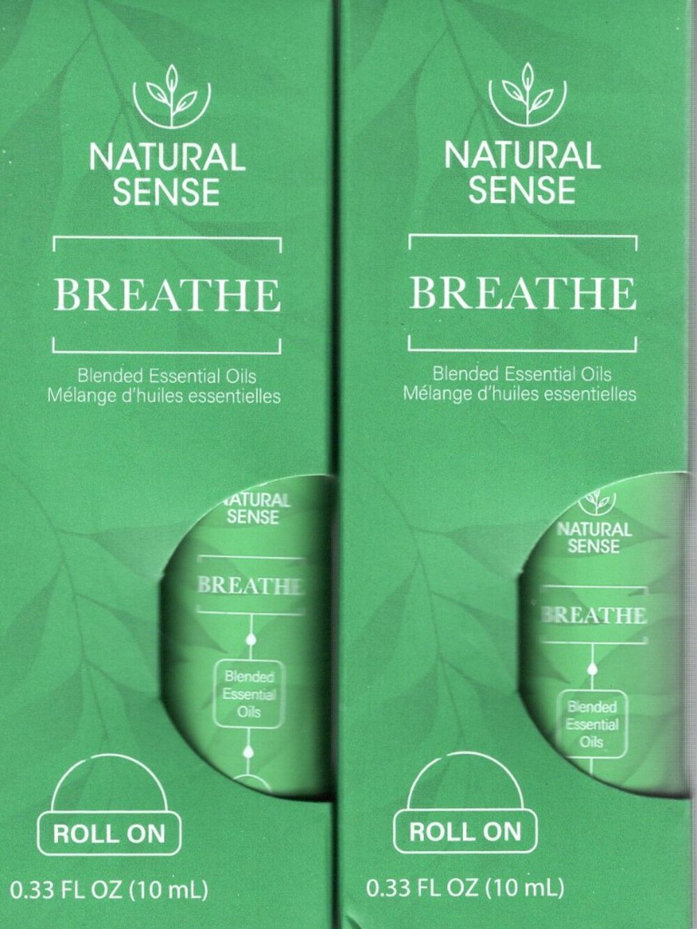 Natural Sense - Breath Blended Essential Oils Roll on (Set of 2)